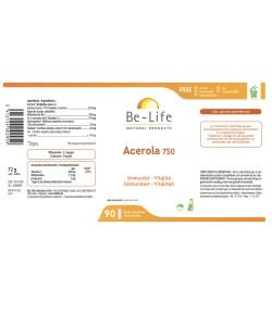Acerola 750, 90 capsules